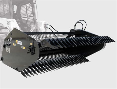 rock pickers for skid steer|rock attachment for skid steer.